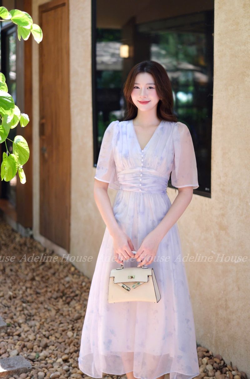 Alternative view of Adeline House - Đầm Tím Pastel ADELINE Tiểu Thư