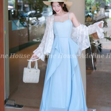 Adeline House - Váy 2 dây maxi vạt bèo xinh xắn - TK 20