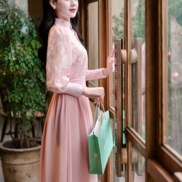 Adeline house -Đầm Hồng Nhẹ Nhàng “Adeline Lady Charm”