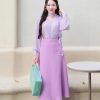 ADELINE HOUSE - Set Áo Hoa Chiffon & Chân Váy Midi Tím Pastel z7360559573073 2fec2584047d517a9fe654498482965b