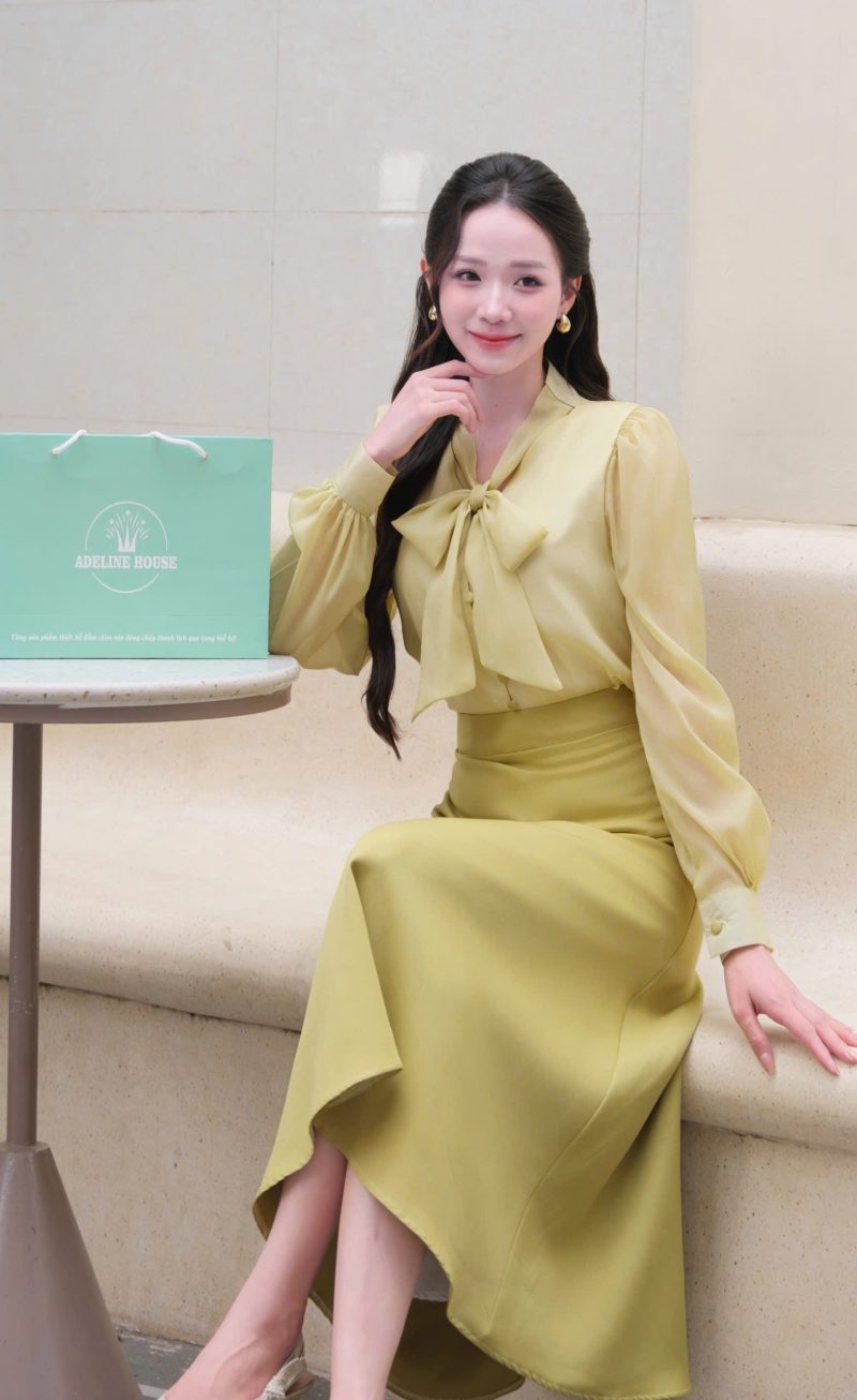 ADELINE HOUSE- Set Công Sở Sang Trọng “Golden Olive”