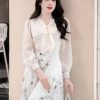 Adeline house - Set Áo Nơ & Váy Midi Họa Tiết Thủy mặc z7405503908916 6298c088667442bc62bf3114b9df76f9