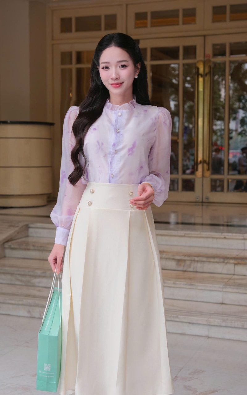 Alternative view of Adeline house - Set Váy Tiểu Thư Pastel Thanh Lịch