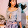 Hole hearted blouse 1