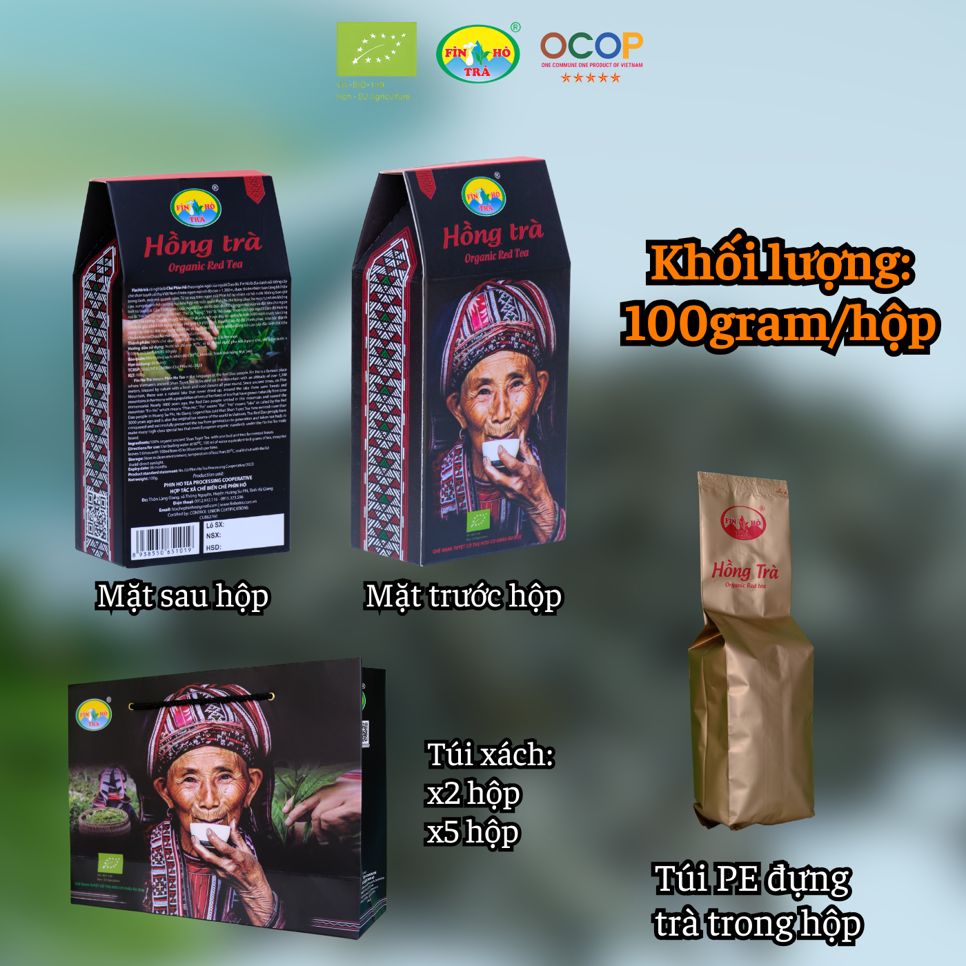 Hồng trà Shan tuyết Bà cụ - Hữu cơ tiêu chuẩn EU Hồng trà Shan tuyết Bà cụ - Hữu cơ tiêu chuẩn EU - Ảnh 2