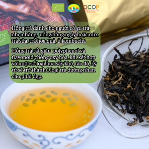 Hồng trà Shan tuyết Bà cụ - Hữu cơ tiêu chuẩn EU Hong tra ba cu 2