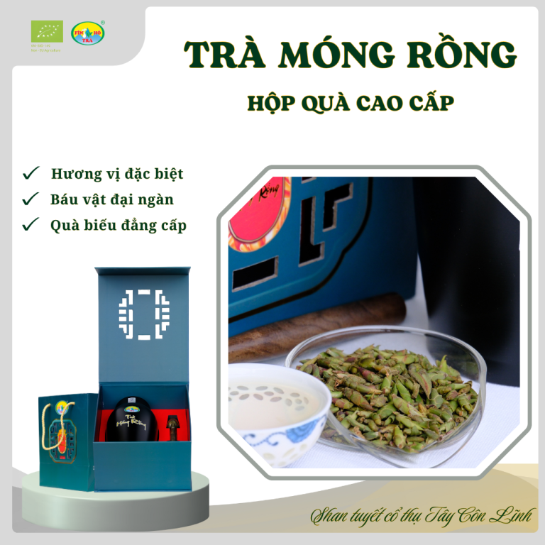 Set quà - Trà Móng Rồng Chiêu Lầu Thi