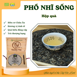 Trà Phổ nhĩ sống vụ Xuân 2022 vùng Tây Côn Lĩnh (357gram)