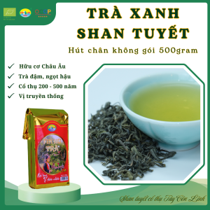 Trà xanh Shan tuyết dòng Phổ thông - Hút chân không 500g