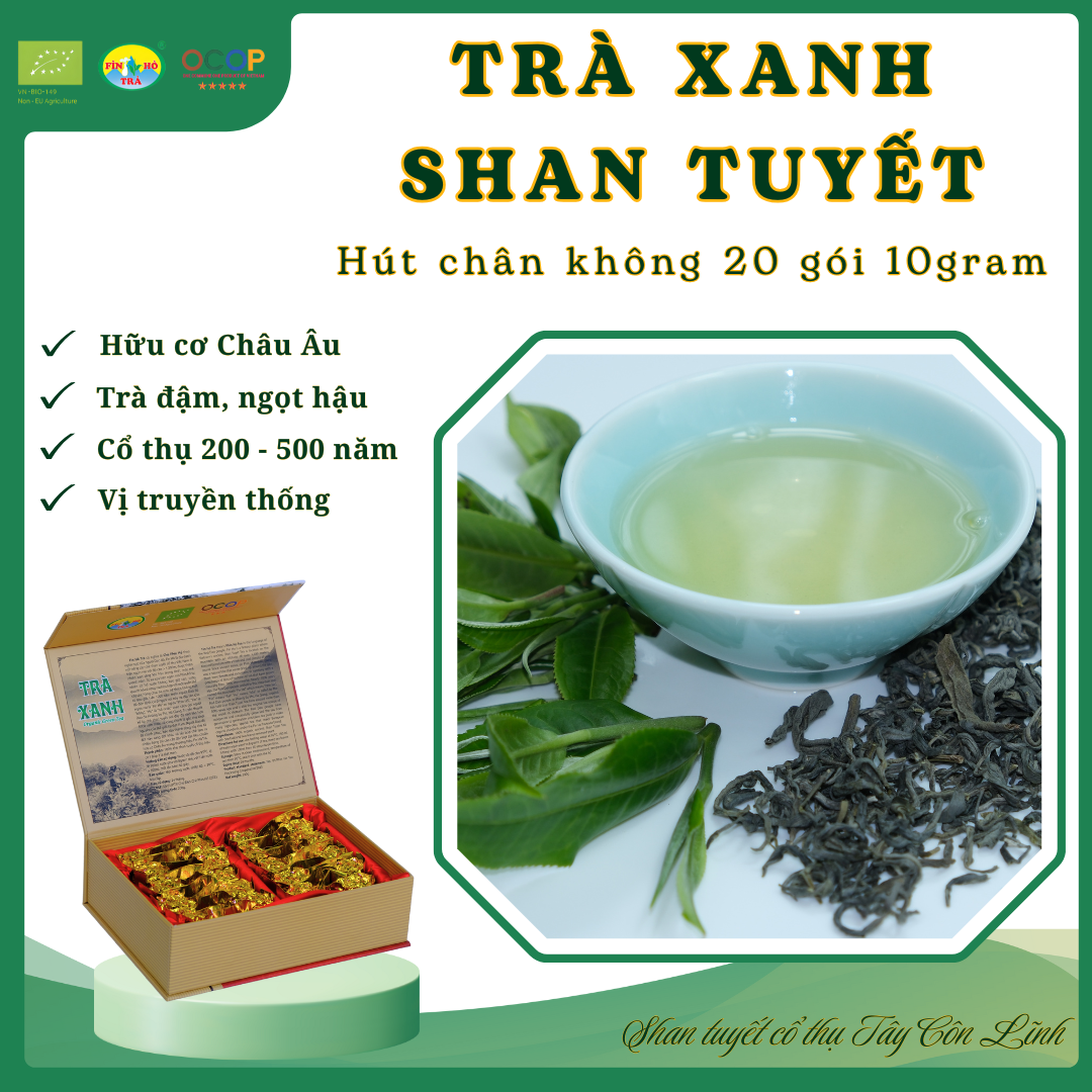 Dark green tea flavor - Vacuum 20 packs of 10g Dark green tea flavor - Vacuum 20 packs of 10g