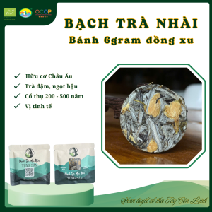 Alternative view of Bạch trà dệt hương nhài - đúc bánh tròn 6gram