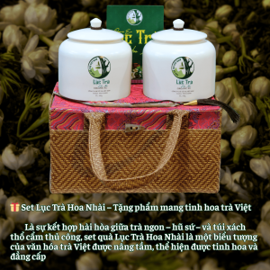 Alternative view of Set quà thổ cẩm - Shan tuyết dệt hương Nhài