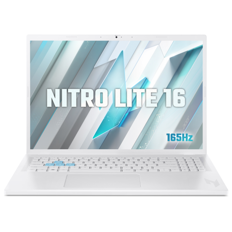 [New Full VAT] Acer Gaming Nitro Lite 16 NL16-71G-71UJ NH.D59SV.002 (Intel Core I7-13620H, 16GB, 512GB, RTX 3050 6GB, 16.0" FHD 165Hz) - White
