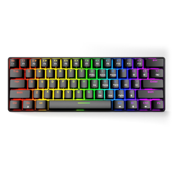 Bàn phím cơ E-Dra EK361W V3 RGB Black (Blue Switch)