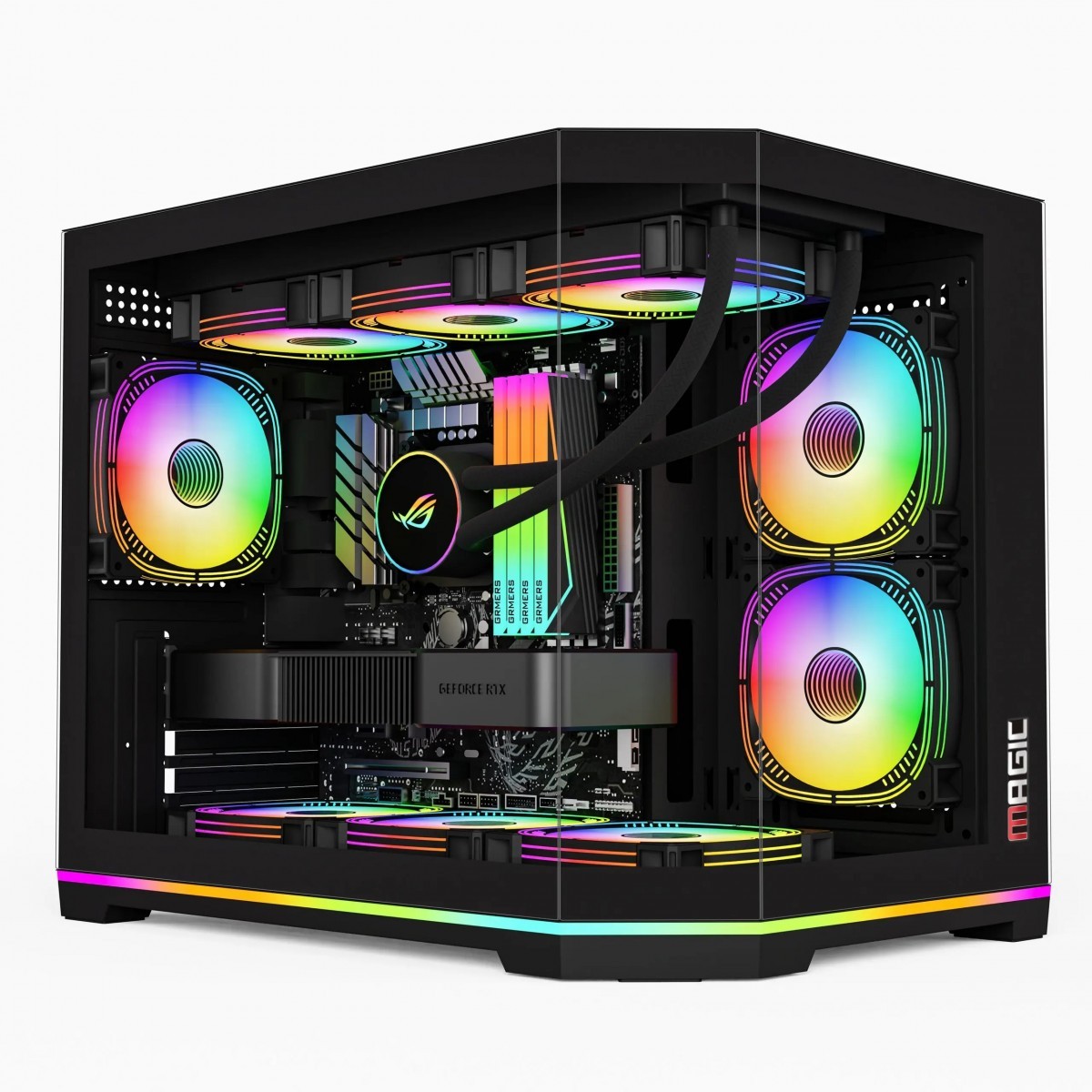 [New 100%] PC / Máy tính để bàn Gaming Intel Core I3-12100F / RAM 16GB / SSD 256GB / RTX 3050 6GB DUAL