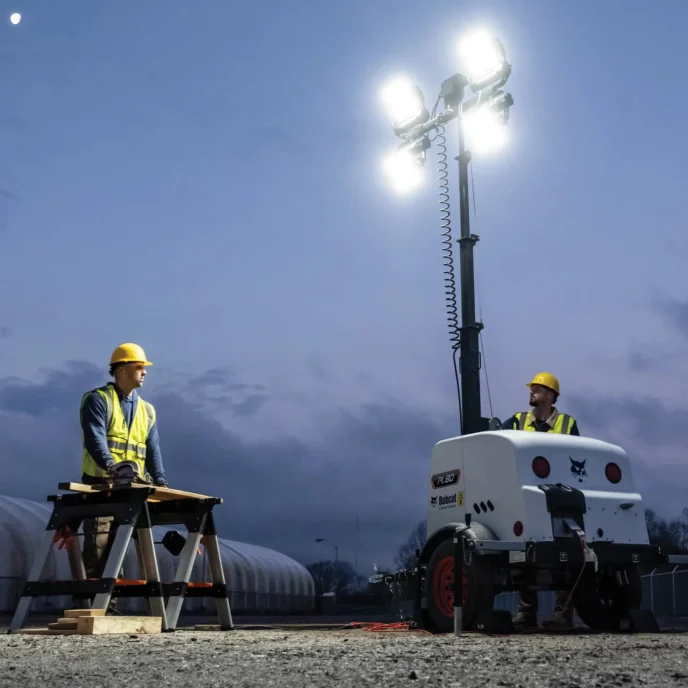 Bobcat – Giải pháp toàn diện cho công trình hiện đại Bobcat LightTower PL80 jobsite 688x688 1