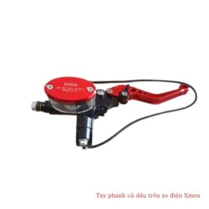 Tay phanh củ dầu trên xe điện Xmen 9 tay phanh cu dau xe dien xmen