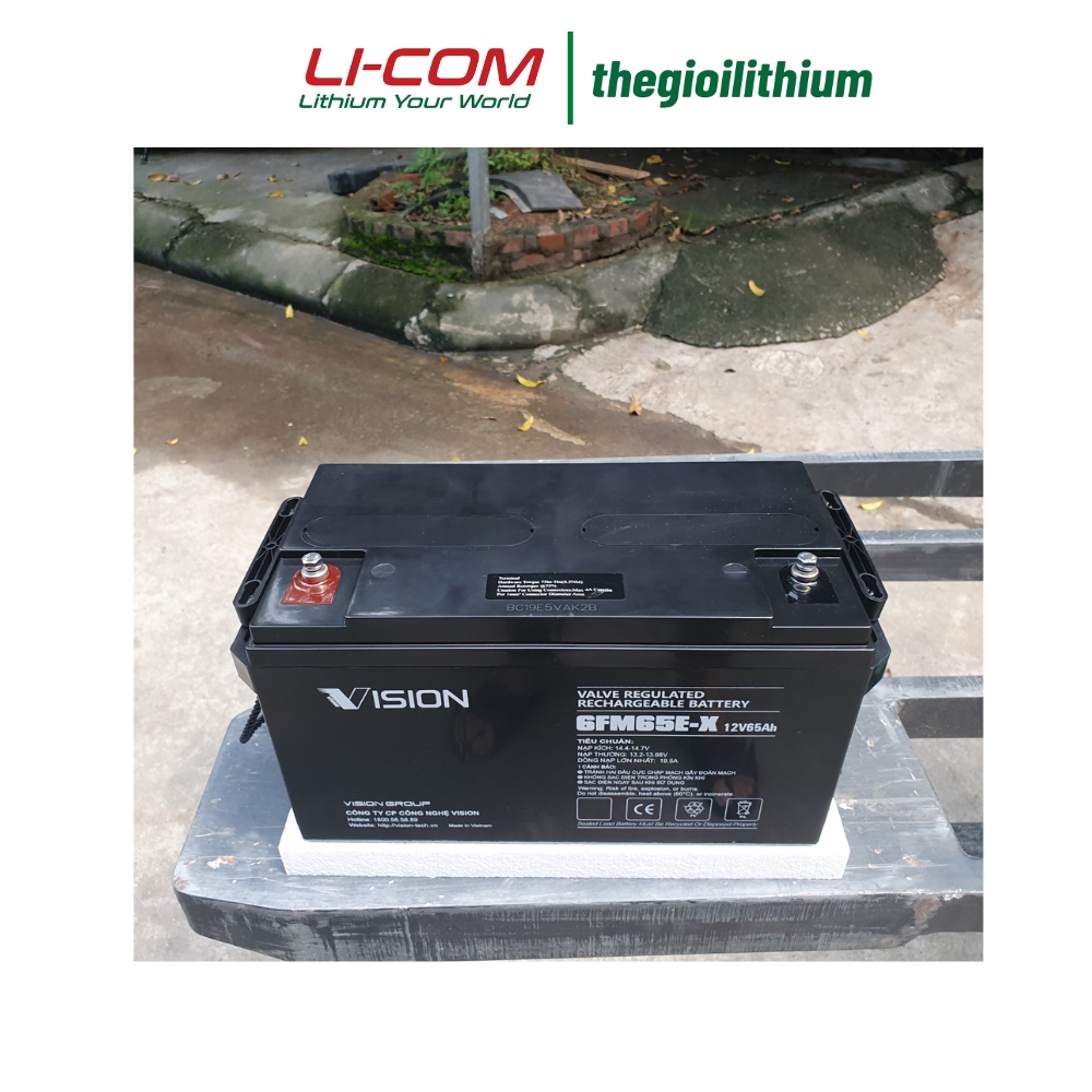 Ắc quy Vision 12V, 65Ah 6FM65E-X 6 Ắc quy Vision 12V, 65Ah 6FM65E-X - Ảnh 6