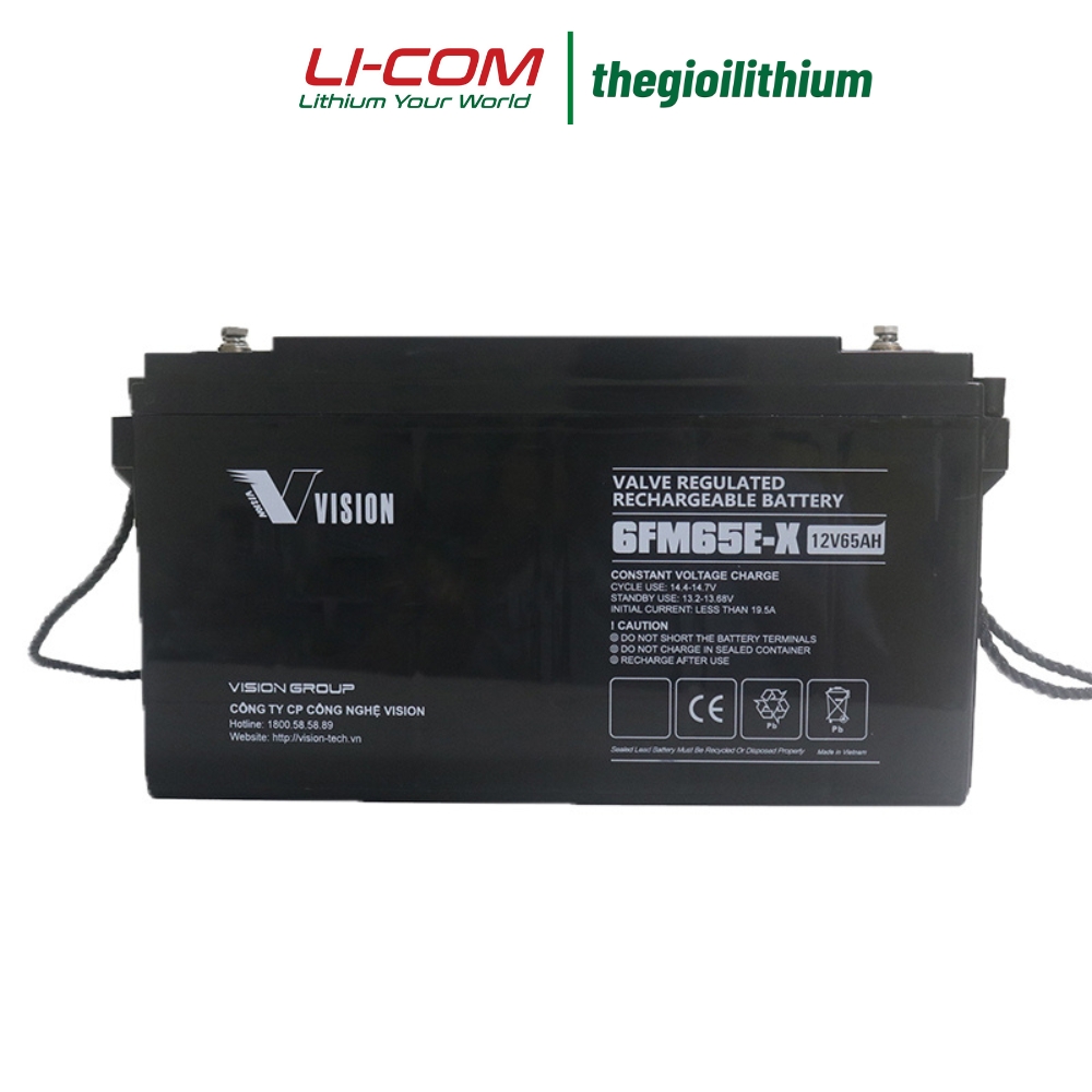 Ắc quy Vision 12V, 65Ah 6FM65E-X 4 Ắc quy Vision 12V, 65Ah 6FM65E-X - Ảnh 4