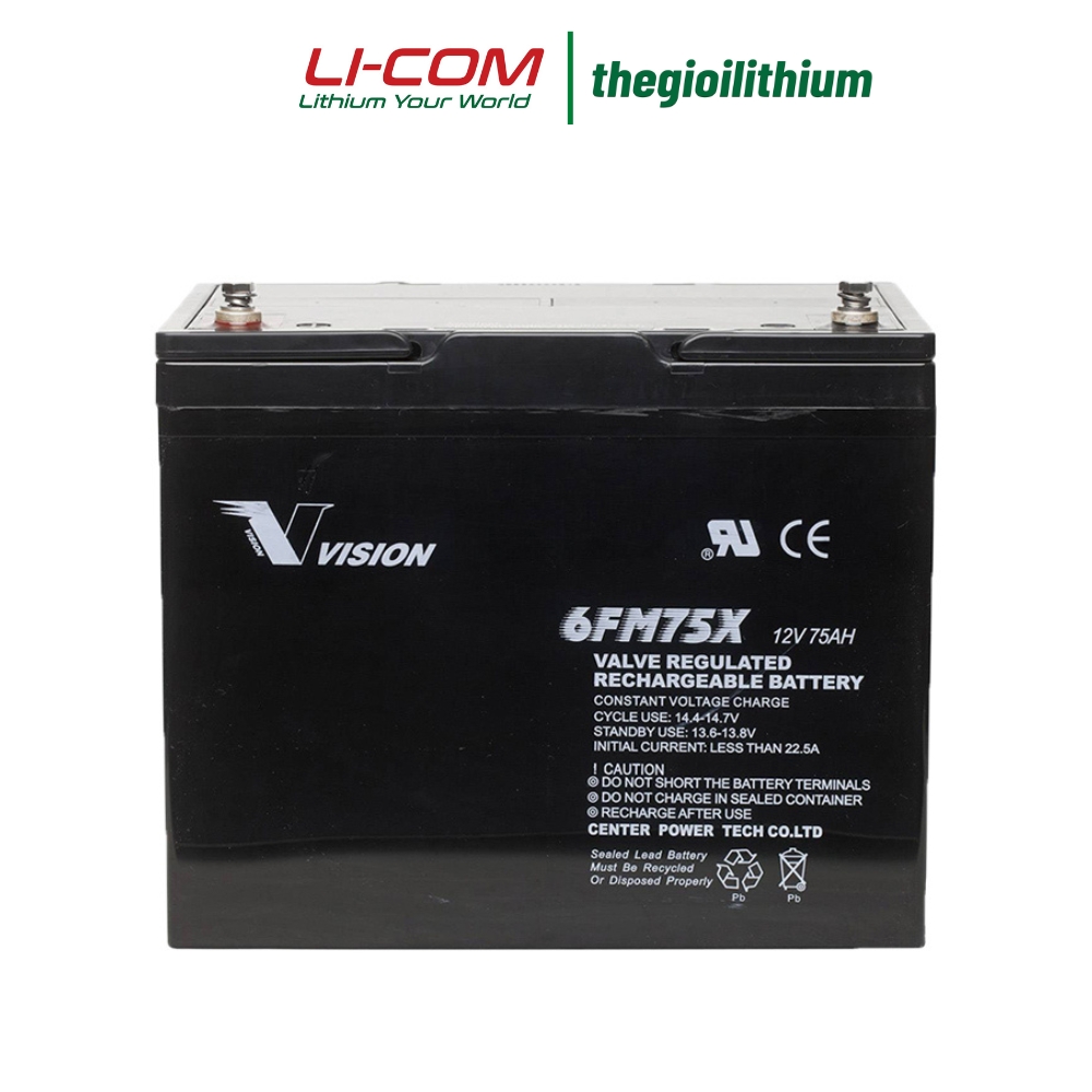 Acquy Vision 12V, 75Ah 6FM75-X 7 Acquy Vision 12V, 75Ah 6FM75-X - Ảnh 7