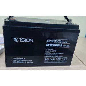 Ắc quy AGM kín khí Vision 12V, 100Ah 6FM100E-X 17 ac quy vien thong vision 6fm100e x