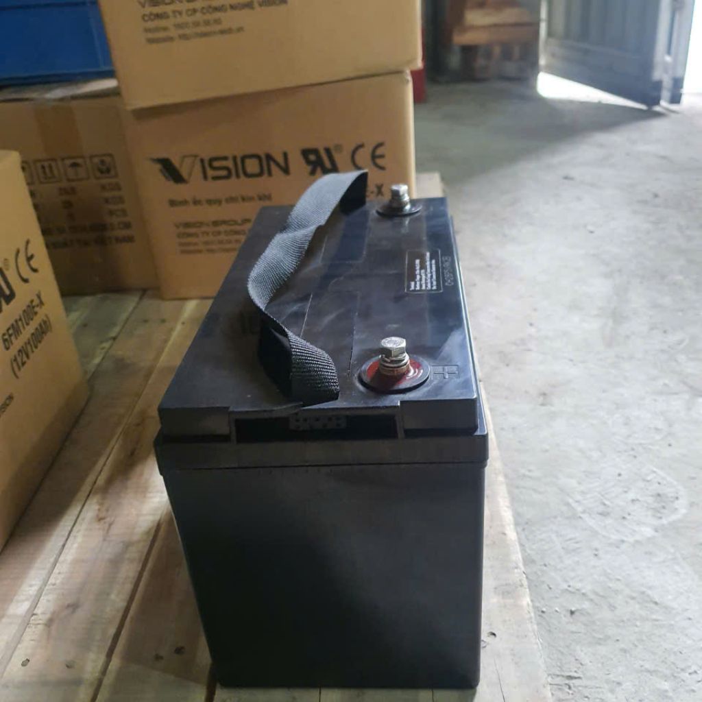 Ắc quy AGM kín khí Vision 12V, 100Ah 6FM100E-X 9 Ắc quy AGM kín khí Vision 12V, 100Ah 6FM100E-X - Ảnh 9