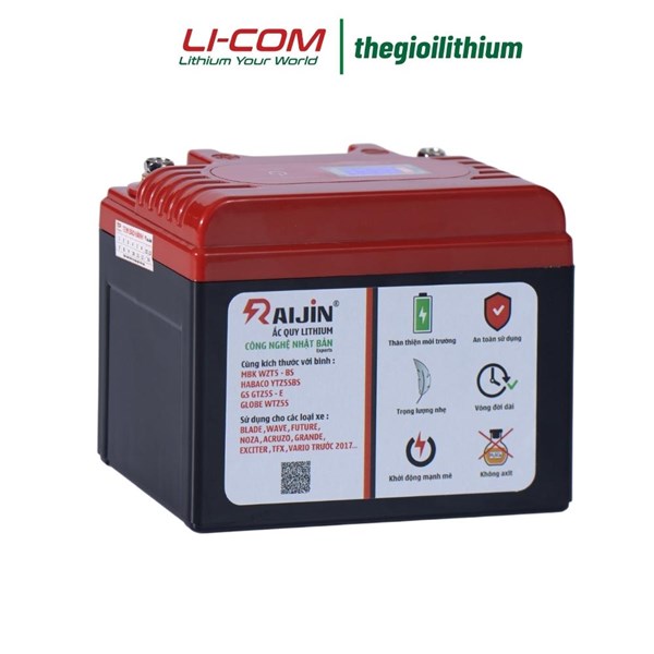 Ắc quy lithium khởi động xe máy 12V - 4Ah experts S, công nghệ lithium Nhật Bản của Raijin 4 Ắc quy lithium khởi động xe máy 12V - 4Ah experts S, công nghệ lithium Nhật Bản của Raijin - Ảnh 4
