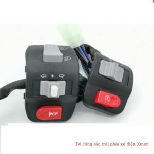 Bộ công tắc trái phải xe điện Xmen 8 bo cong tac trai phai xe dien xmen