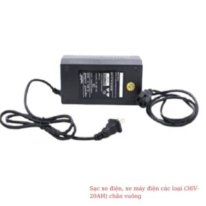 Sạc xe đạp điện, xe máy điện 36V-20Ah chân vuông cao cấp 8 sac xe may dien cac loai 36v 20ah chan vuong 3