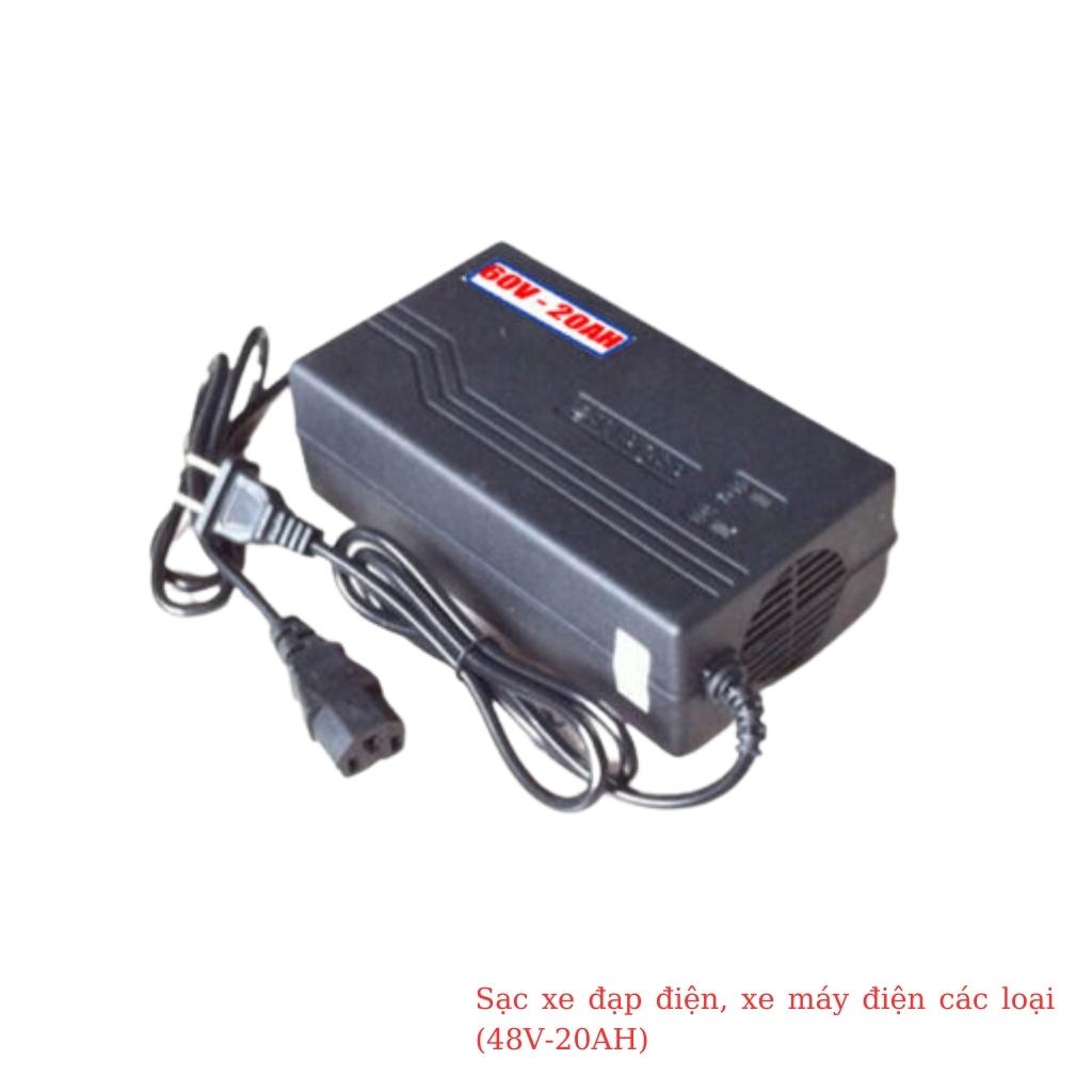 Sạc xe đạp điện, xe máy điện các loại (60V-20AH) chân vuông cao cấp 6 Sạc xe đạp điện, xe máy điện các loại (60V-20AH) chân vuông cao cấp - Ảnh 6