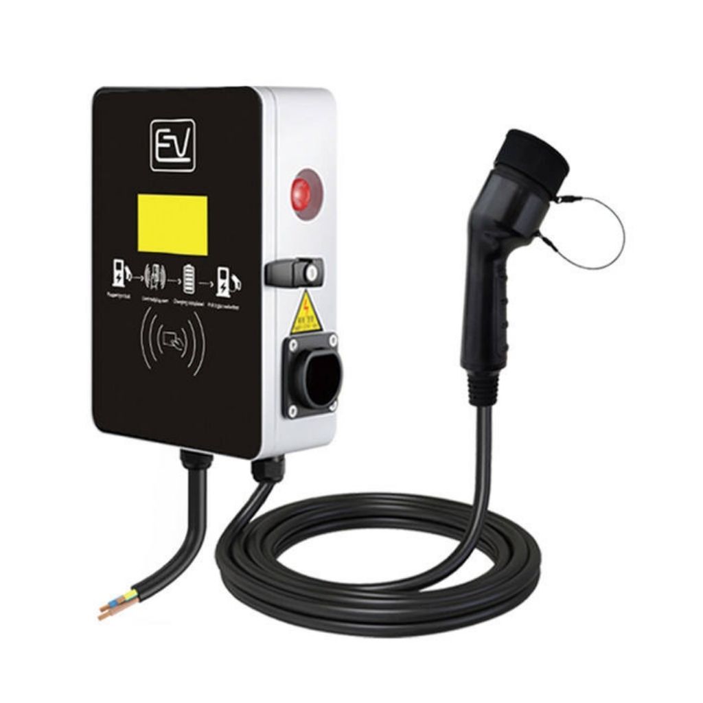 Sạc ô tô điện EV AC 32A 22kW 3 pha có màn hình và quẹt thẻ RFID GEV210 2 Sạc ô tô điện EV AC 32A 22kW 3 pha có màn hình và quẹt thẻ RFID GEV210 - Ảnh 2