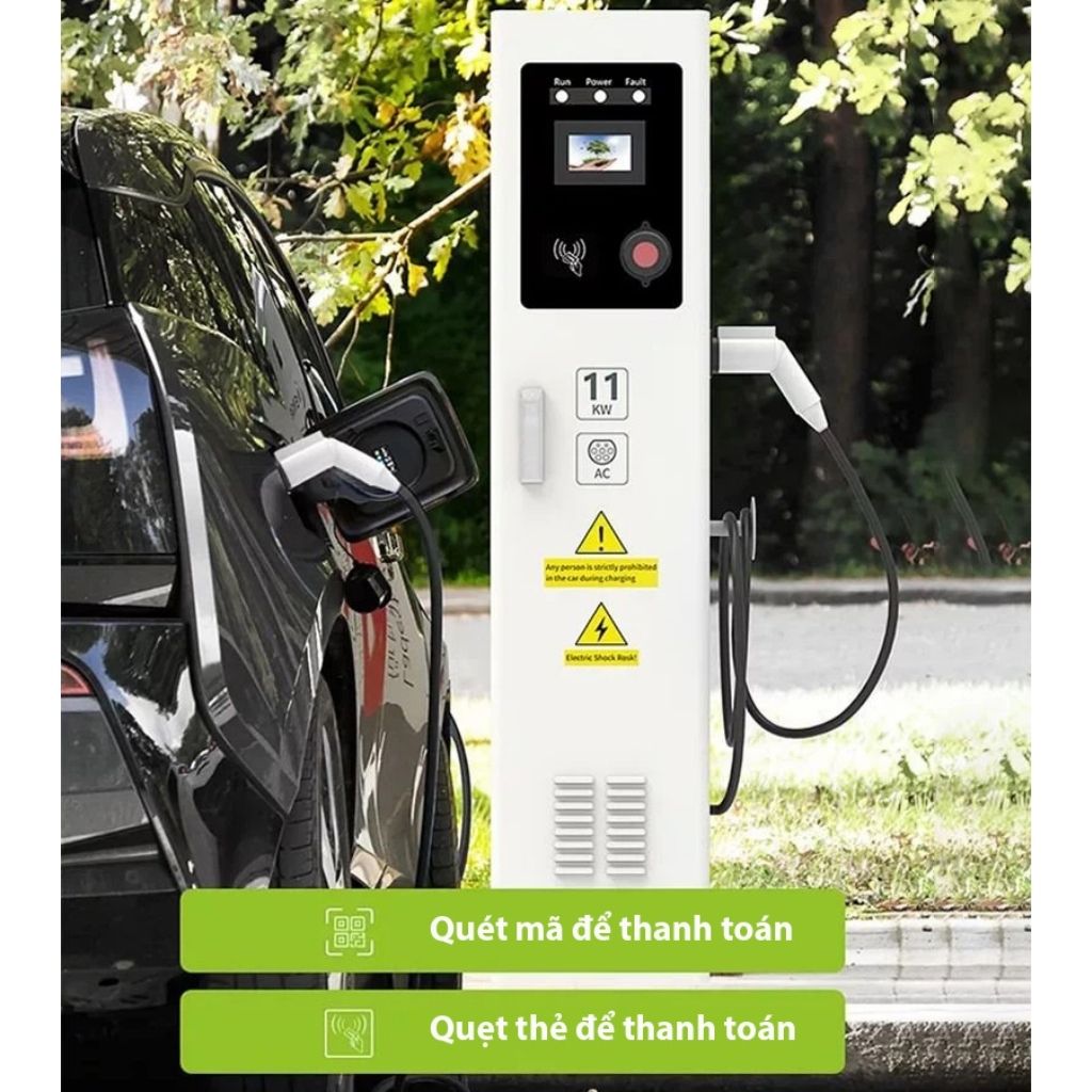 Trụ sạc ô tô điện AC 32A 22kW 3 pha 2 Trụ sạc ô tô điện AC 32A 22kW 3 pha - Ảnh 2