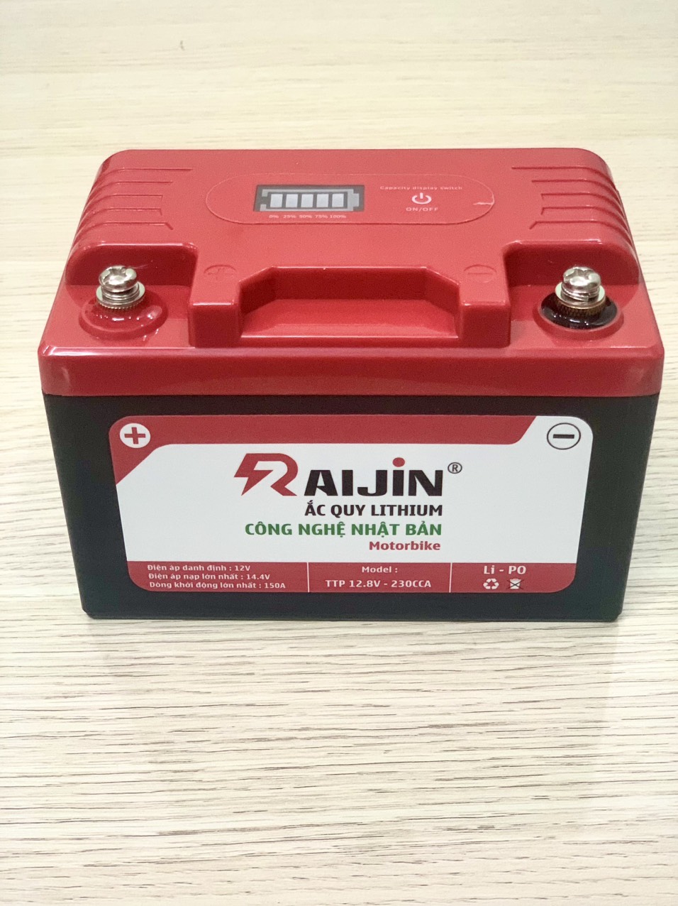 Ắc quy lithium cho xe phân khối lớn Sh350i và CB500 của Raijin 5 Ắc quy lithium cho xe phân khối lớn Sh350i và CB500 của Raijin - Ảnh 5