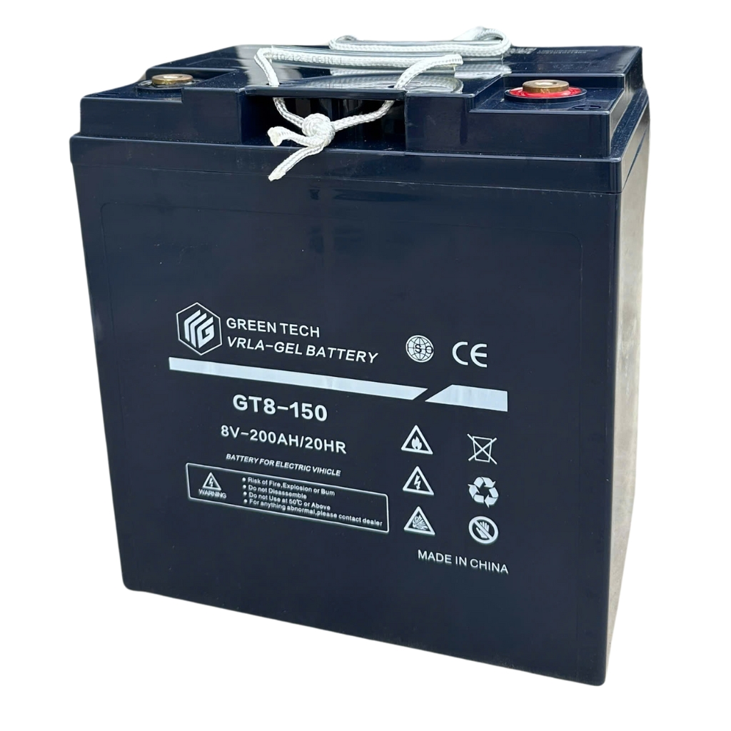 Ắc quy xe điện du lịch 8V 200Ah GT8-150 Greentech 1 Ắc quy xe điện du lịch 8V 200Ah GT8-150 Greentech