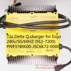 Sạc 72v Delta Q cho xe Ezgo 240v @ 50@60HZ (912-7200) PN 3780600-JSC6K72-0000 5 sac 72v delta q xe ezgo 2