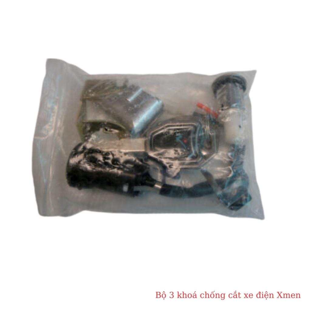 Bộ 3 khoá chống cắt xe điện Xmen chất lượng cao, mẫu đẹp 4 Bộ 3 khoá chống cắt xe điện Xmen chất lượng cao, mẫu đẹp - Ảnh 4