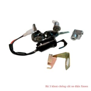 Bộ 3 khoá chống cắt xe điện Xmen chất lượng cao, mẫu đẹp