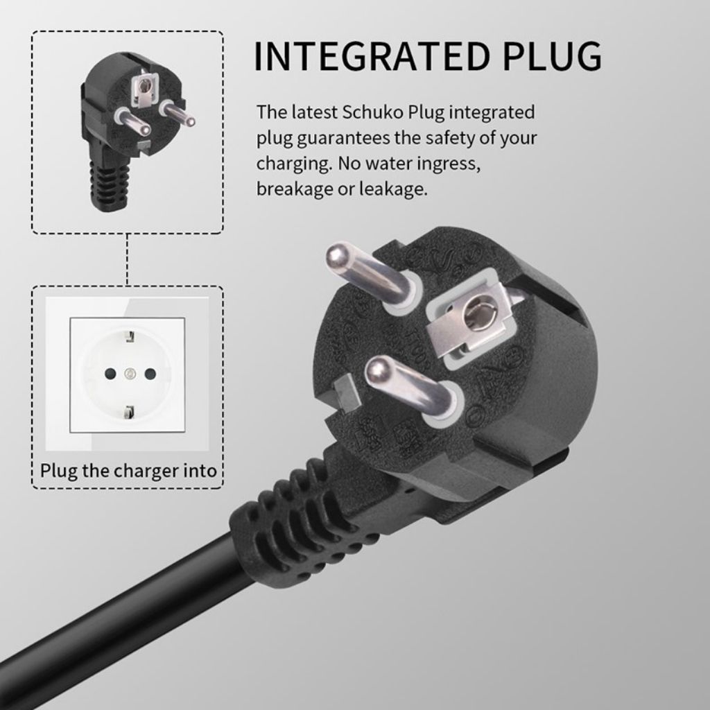 Sạc ô tô điện EV di động AC 16A 3.5KW có thể điều chỉnh dòng (GEV102) 13 Sạc ô tô điện EV di động AC 16A 3.5KW có thể điều chỉnh dòng (GEV102) - Ảnh 13
