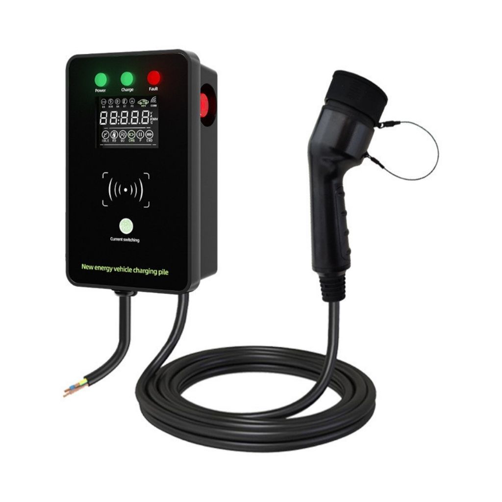 Trạm sạc ô tô điện EV AC 32A 7KW có màn hình điều chỉnh dòng GEV202 1 Trạm sạc ô tô điện EV AC 32A 7KW có màn hình điều chỉnh dòng GEV202