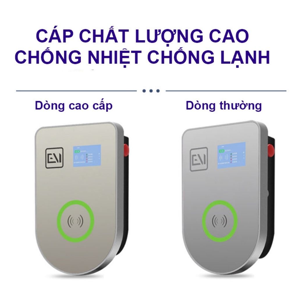 Trạm sạc ô tô điện treo tường AC 32A 7KW có màn hình, quẹt thẻ RFID GEV204 3 Trạm sạc ô tô điện treo tường AC 32A 7KW có màn hình, quẹt thẻ RFID GEV204 - Ảnh 3