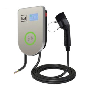 Trạm sạc ô tô điện treo tường AC 32A 7KW có màn hình, quẹt thẻ RFID GEV204 24 tram sac o to dien 7 kw treo tuong quet the man hinh
