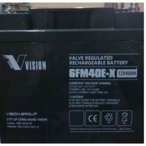 Ắc quy Viễn thông Vision 12V/40Ah 6FM40E-X