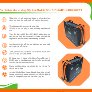 Pin Lithium Xe nâng điện 72V 460Ah 20 24V dac diem 1