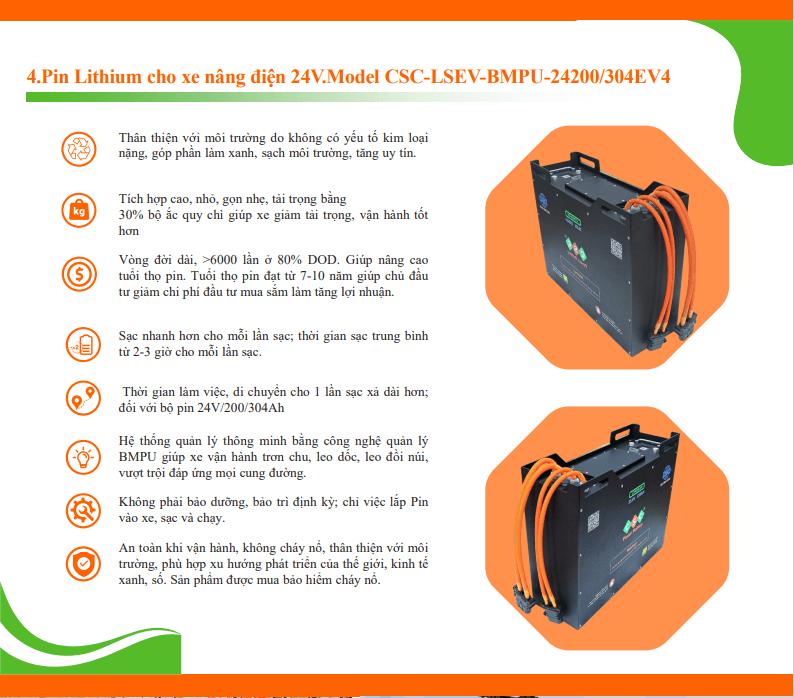 Pin Lithium Xe nâng điện 72V 460Ah 10 Pin Lithium Xe nâng điện 72V 460Ah - Ảnh 10