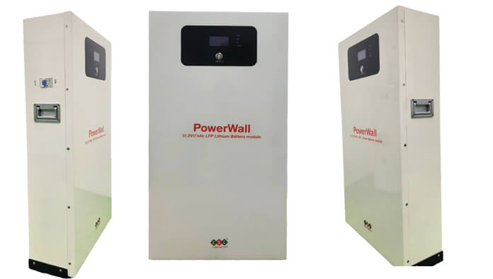 Pin lithium POWERWALL 51,2V 200Ah- 10kWh treo tường 1 Pin lithium POWERWALL 51,2V 200Ah- 10kWh treo tường
