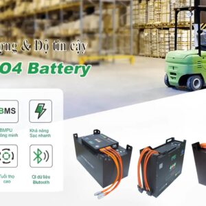 Pin Lithium Xe nâng điện 80V 460Ah 19 xe nang xong 1