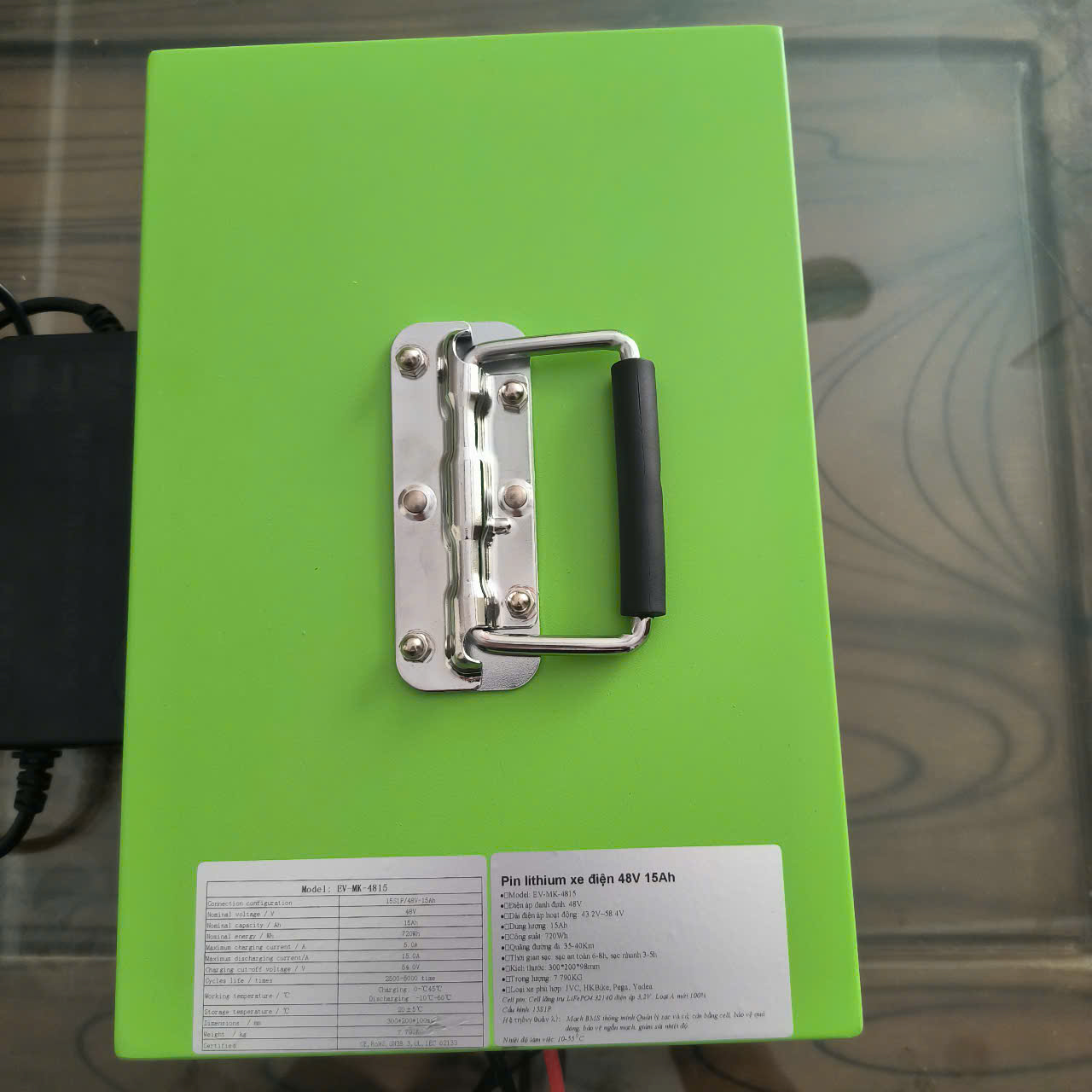 Pin lithium xe đạp điện 48V 15Ah 6 Pin lithium xe đạp điện 48V 15Ah - Ảnh 6