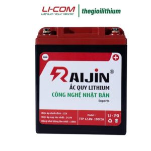 Ắc quy lithium khởi động xe máy 12V - 7Ah experts L, công nghệ lithium Nhật Bản của Raijin