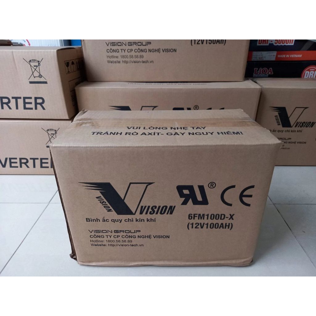 Ắc quy lưu trữ solar dòng xả sâu 12V, 100Ah 6FM100D-X 4 Ắc quy lưu trữ solar dòng xả sâu 12V, 100Ah 6FM100D-X - Ảnh 4