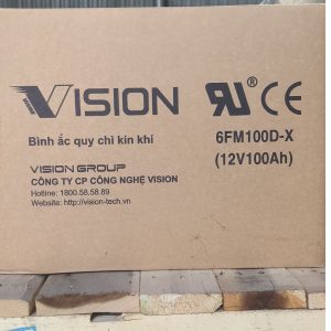 Ắc quy lưu trữ solar dòng xả sâu 12V, 100Ah 6FM100D-X 15 ac quy vision xa sau 6fm100d x 1
